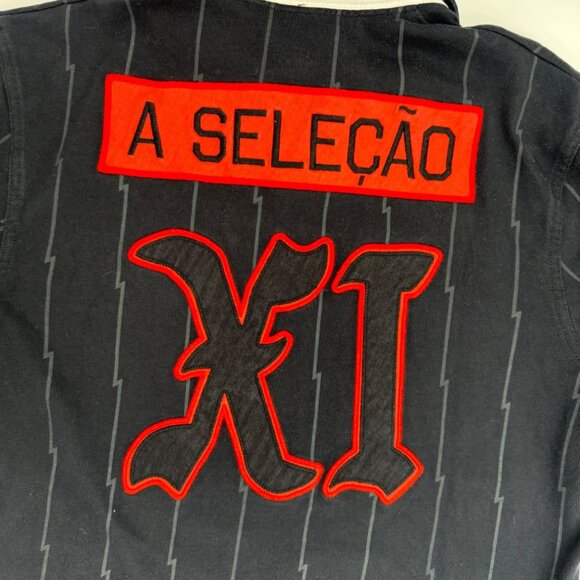 Nike Brazil Canarinho Selecao Long Sleeve Rugby Shirt Size M - Picture 8 of 12